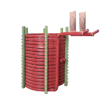 中頻爐、中頻電爐重要組成部分-感應(yīng)線圈（洛陽(yáng)萬(wàn)峰工業(yè)爐）